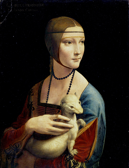 Дама с горностаем. 1490 г.
